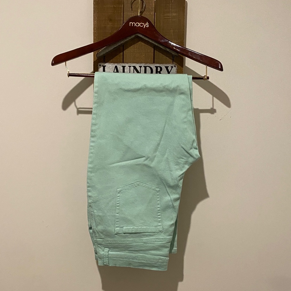 Gloria Vanderbilt Light Green Denim